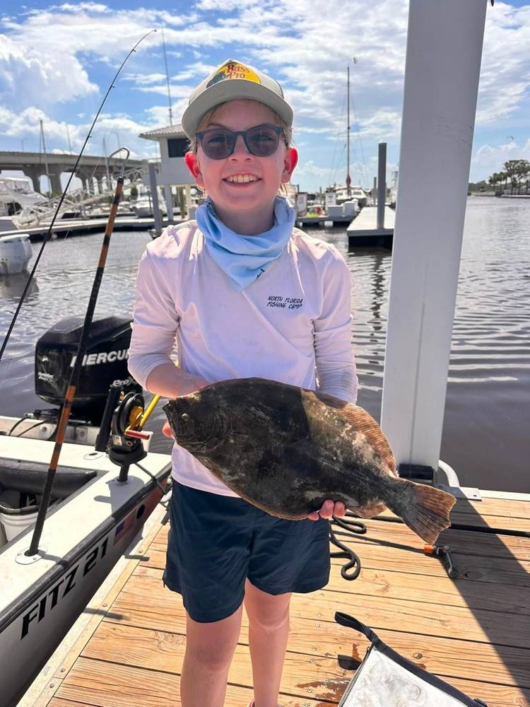 Advanced camper with a doormat flounder