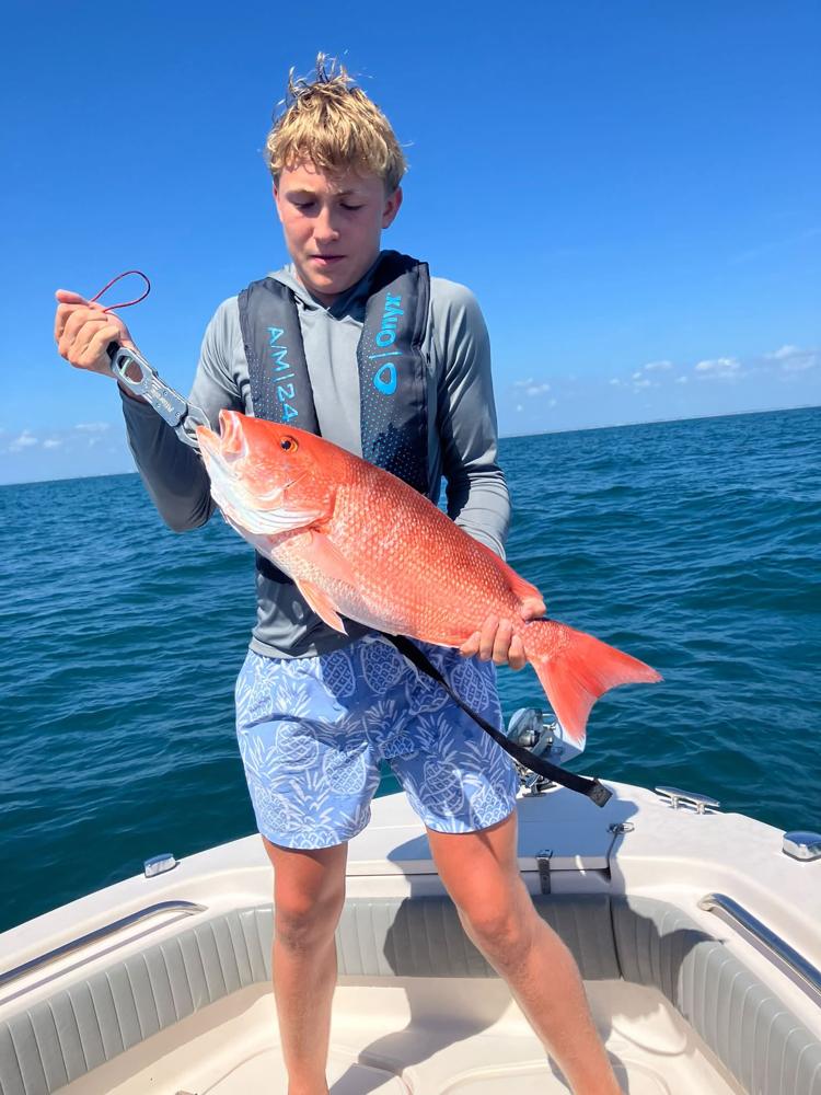 Camper with a snapper